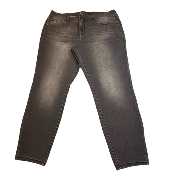 Maurices Womens Brushed Gray Denim Skinny Jeans X-Large Bottoms Classic Pant 22S - Picture 1 of 11